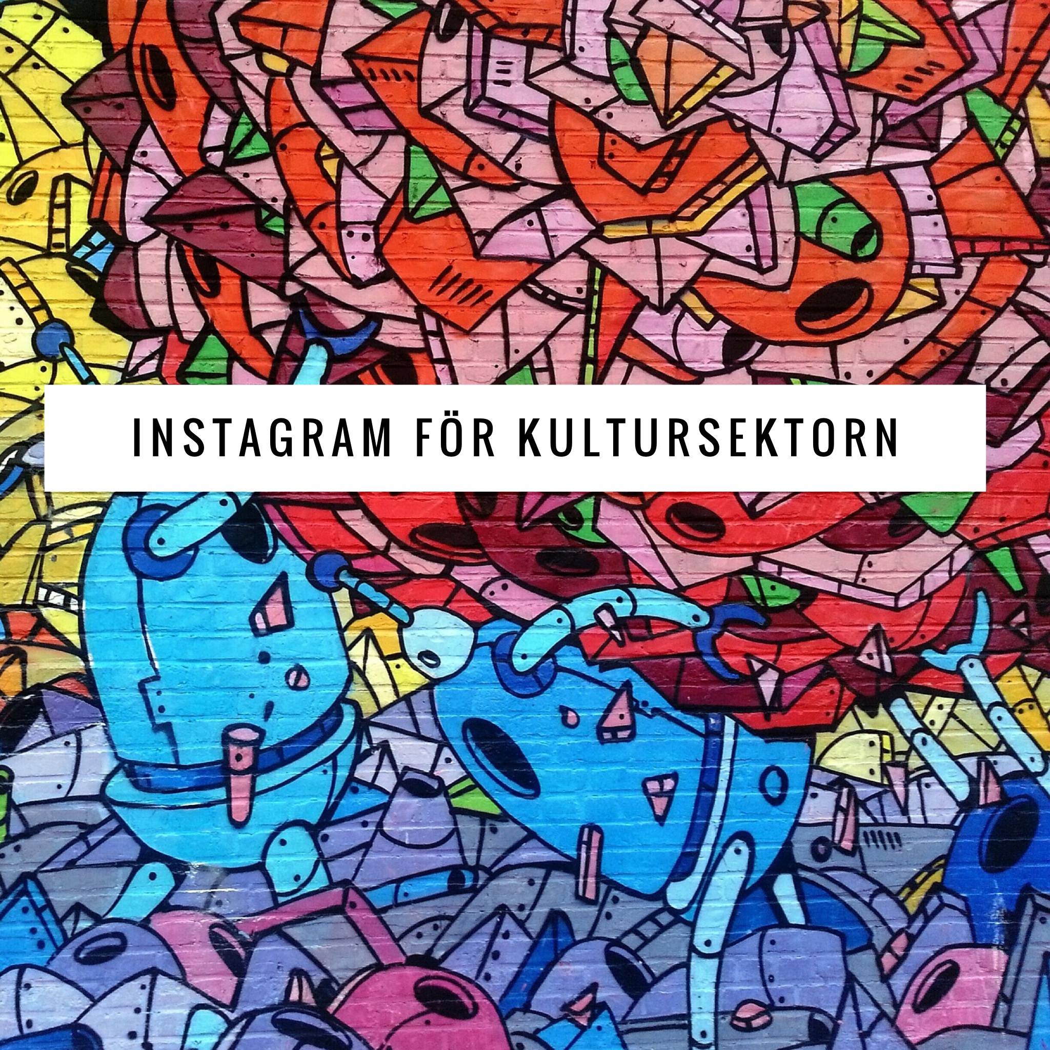 Instagram med fokus på konstnärligt skapande och kulturentreprenörskap